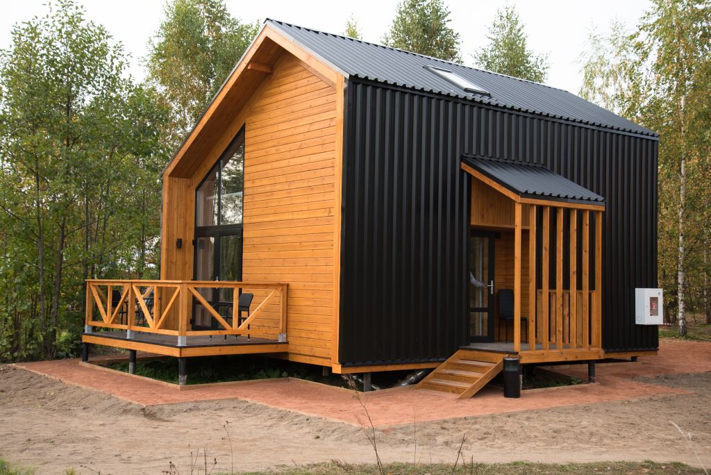 Barnhouse,Style,House.,House,In,The,Bosom,Of,Nature.,Greenery